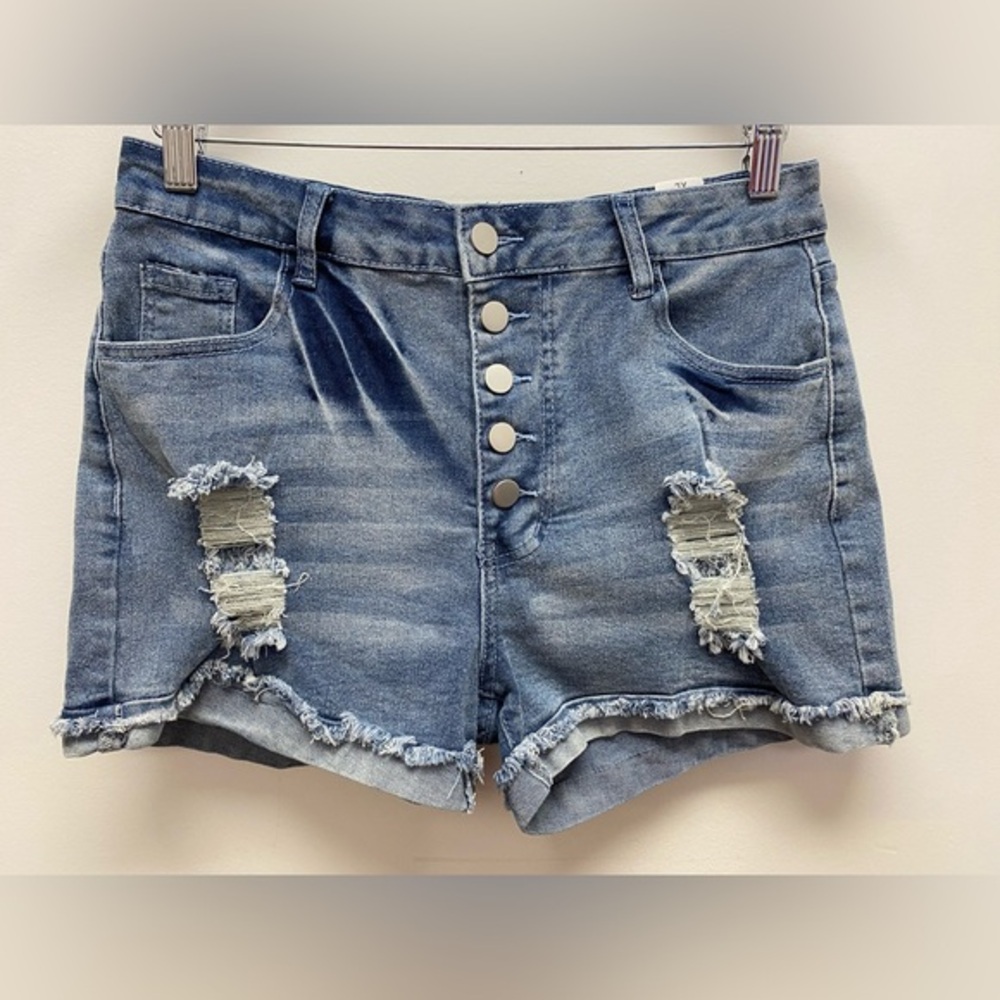 4 for $25 👖 Distressed Denim Button Fly Shorts 👖 - XL